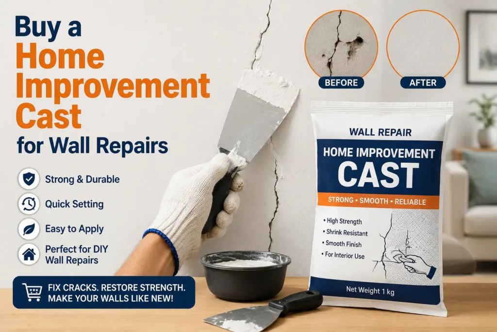 Buy a Home Improvement Cast for Wall Repairs