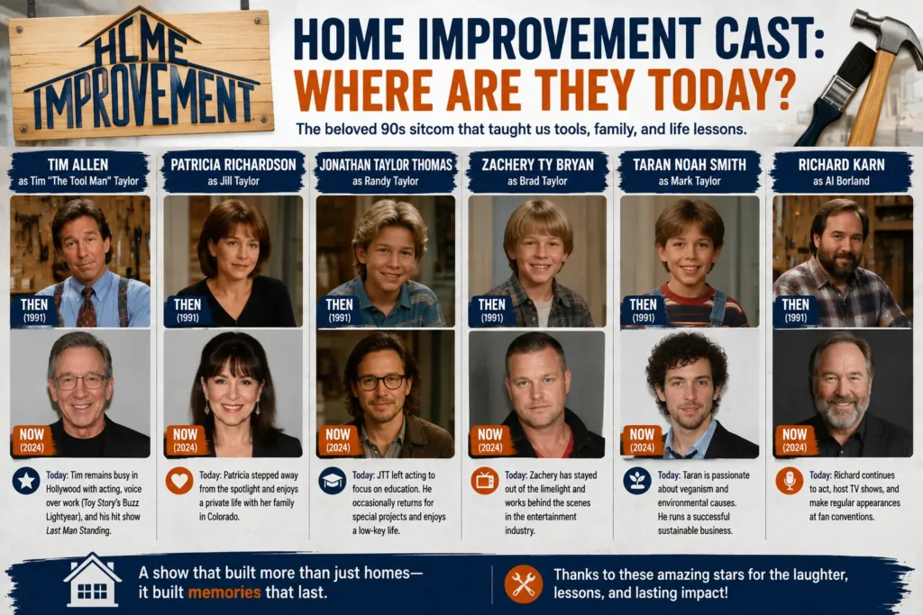 Home Improvement Cast: Where Are They Today? Home Improvement Cast: Where Are They Today?