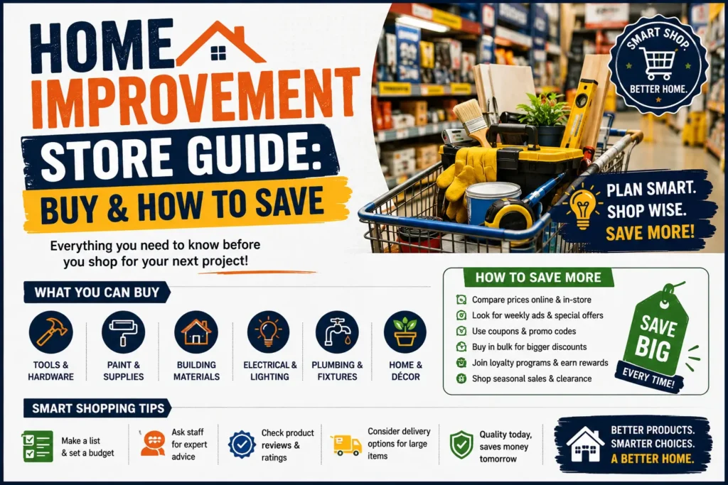 Home Improvement Store Guide: Buy & How to Save